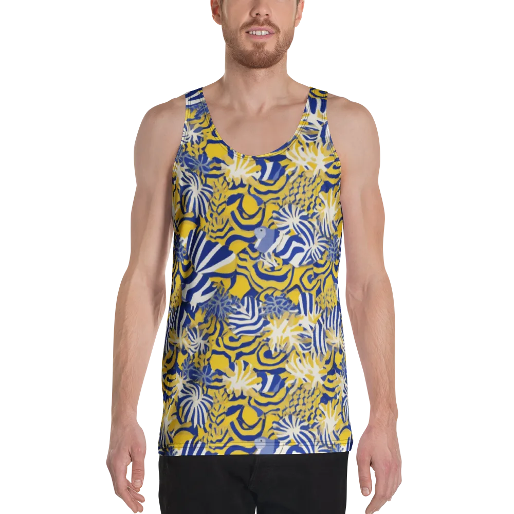 Bluebird Mirage on Men's Tank Top — Front