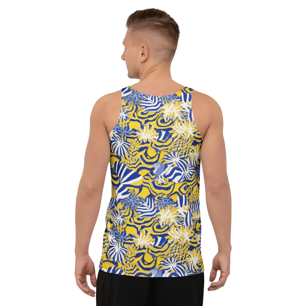 Bluebird Mirage on Men's Tank Top — Back
