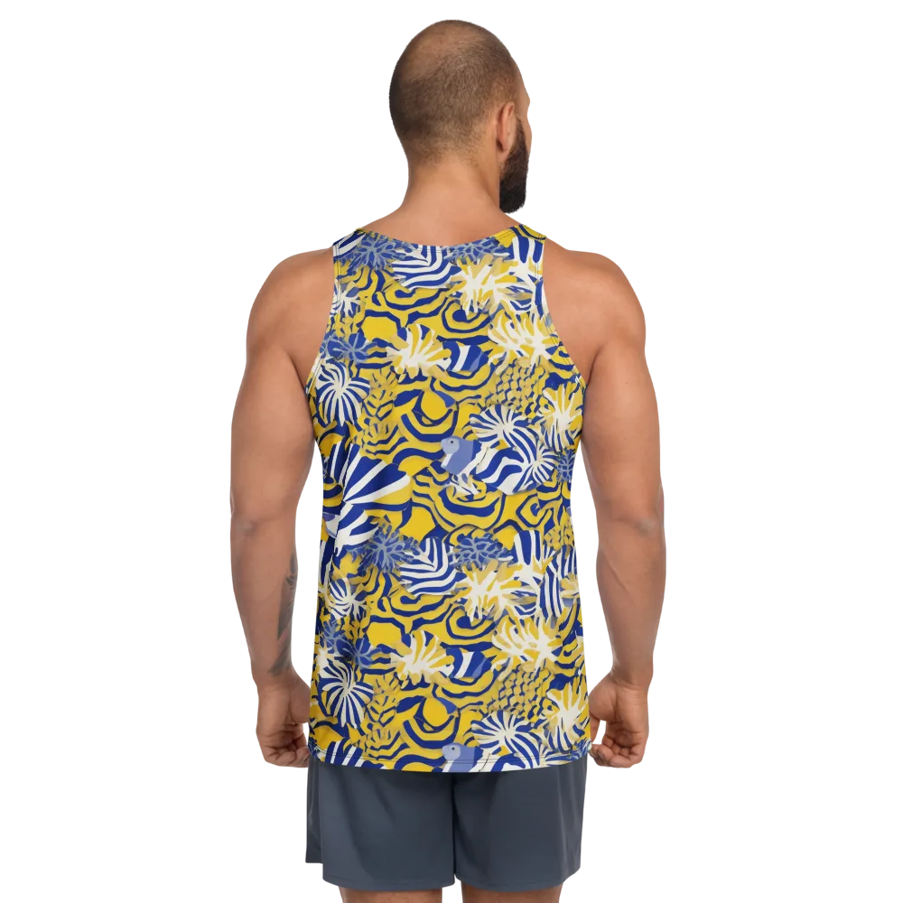 Bluebird Mirage on Men's Tank Top — Back