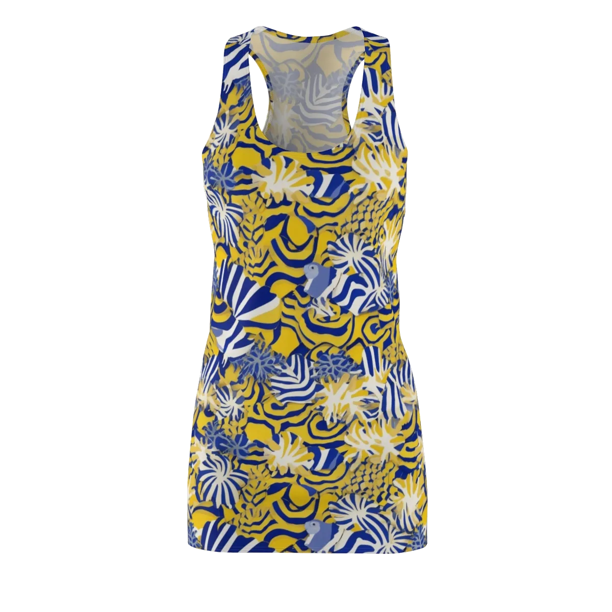Bluebird Mirage on Racerback Dress — Front
