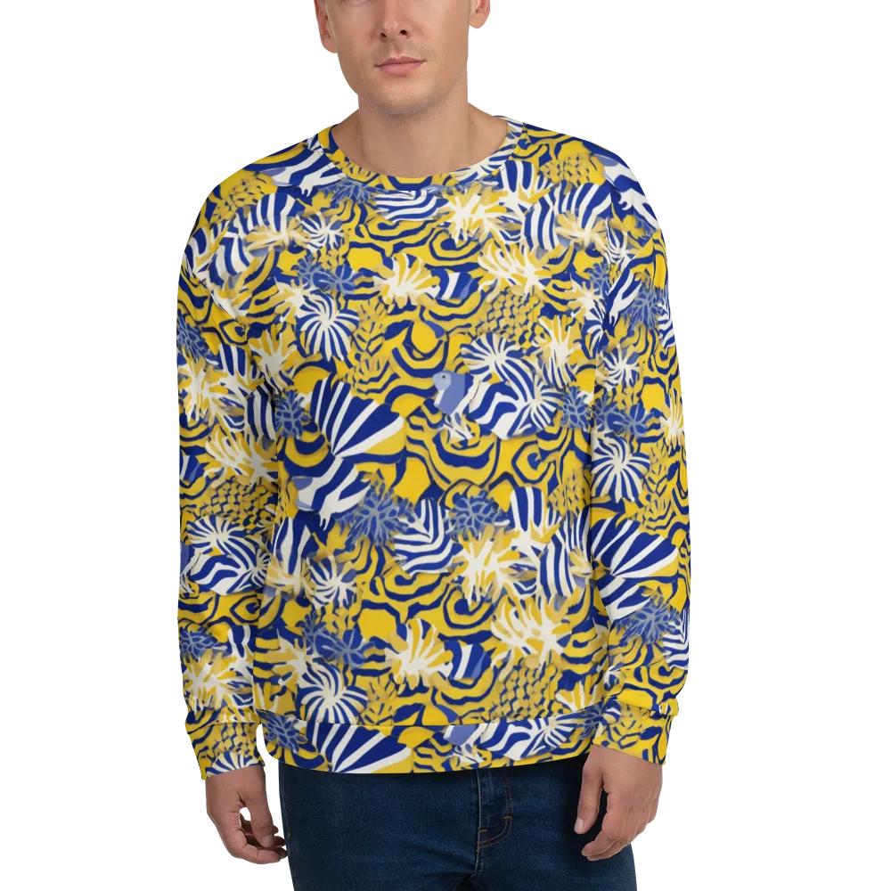 Bluebird Mirage on Sweatshirt — Front