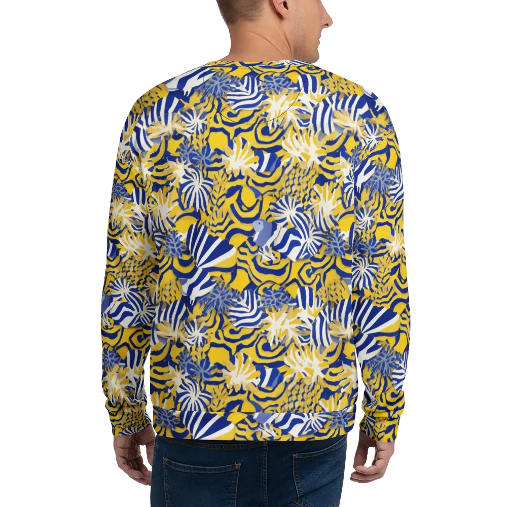 Bluebird Mirage on Sweatshirt — Back