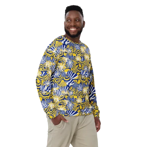 Bluebird Mirage on a Sweatshirt