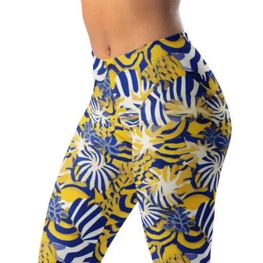 Bluebird Mirage on a Leggings