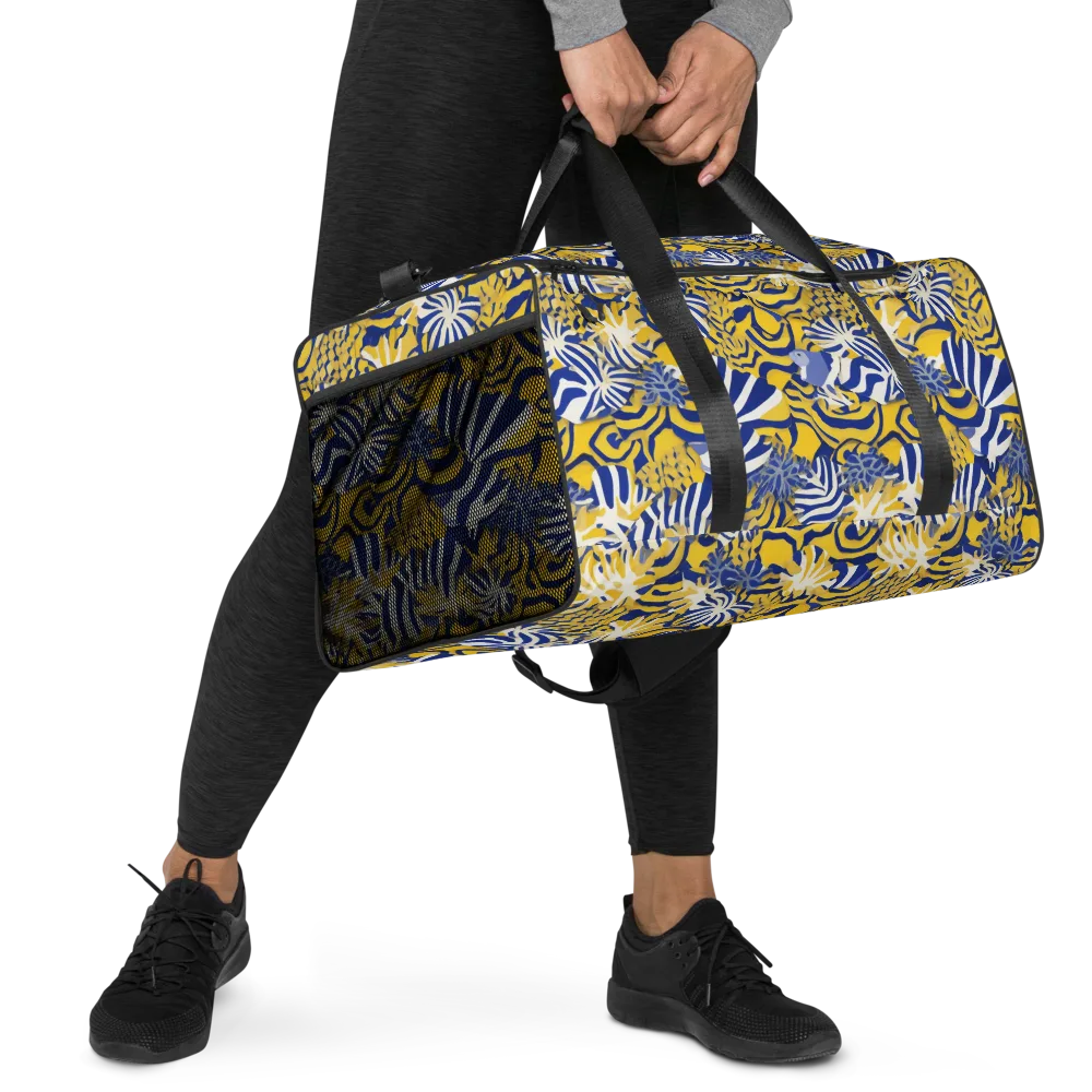 Bluebird Mirage on Duffle Bag — Right Front