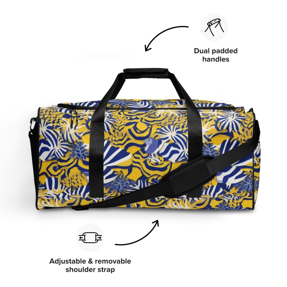 Bluebird Mirage on Duffle Bag — Front