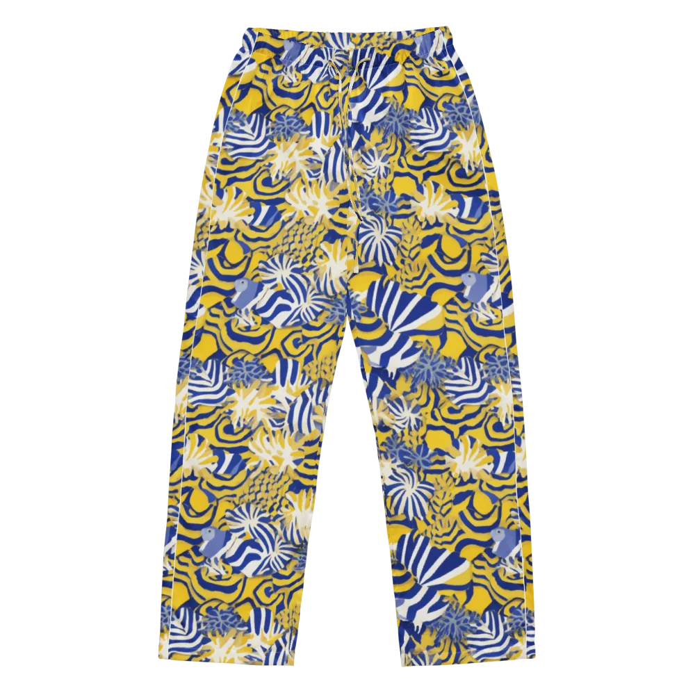 Bluebird Mirage on Women's Pajama Pants — Front