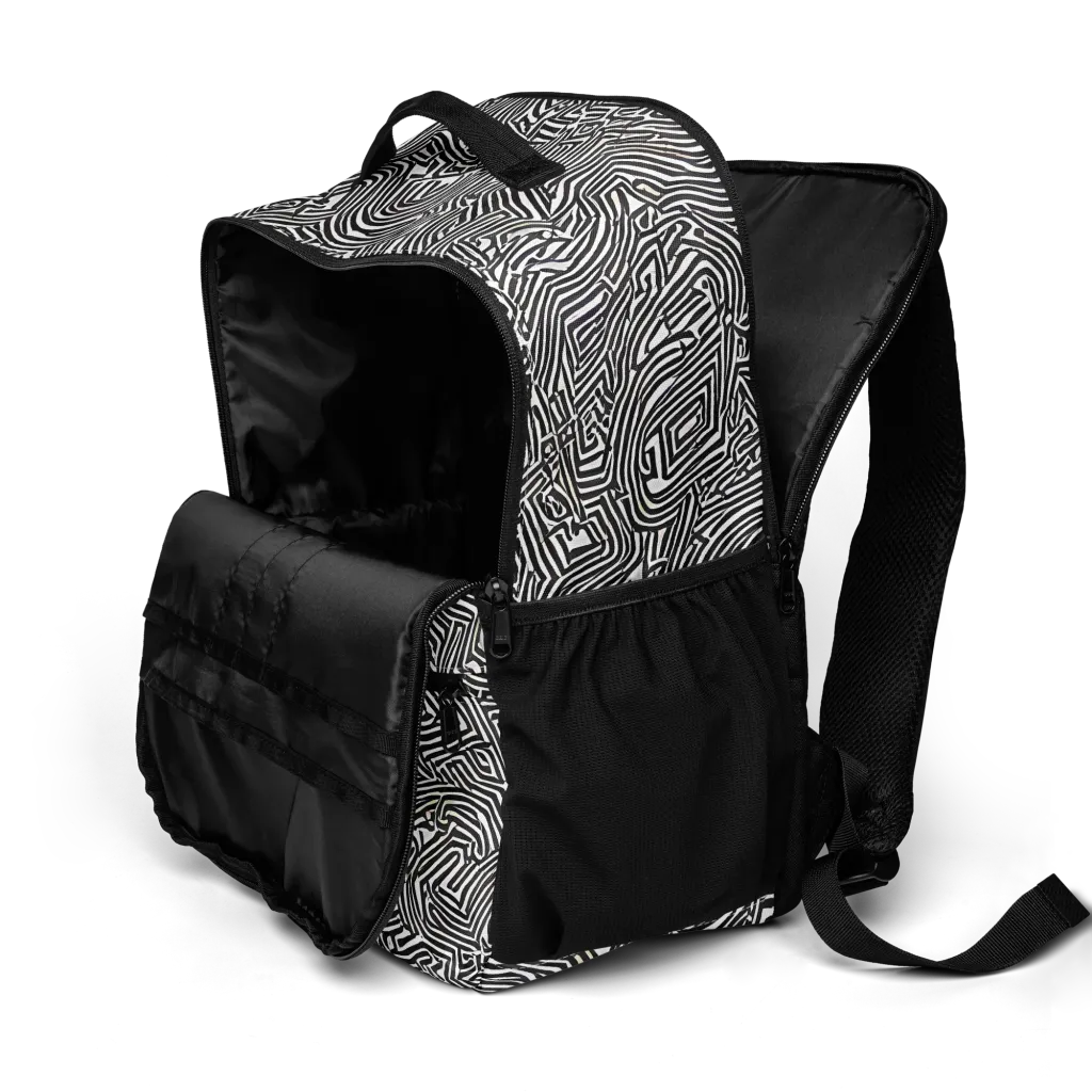 Obsidian Maze on Utility Backpack — Product details 2