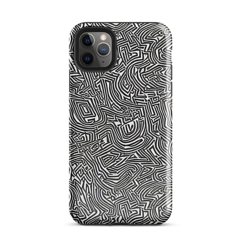 Obsidian Maze on Tough Case for iPhone® — Front