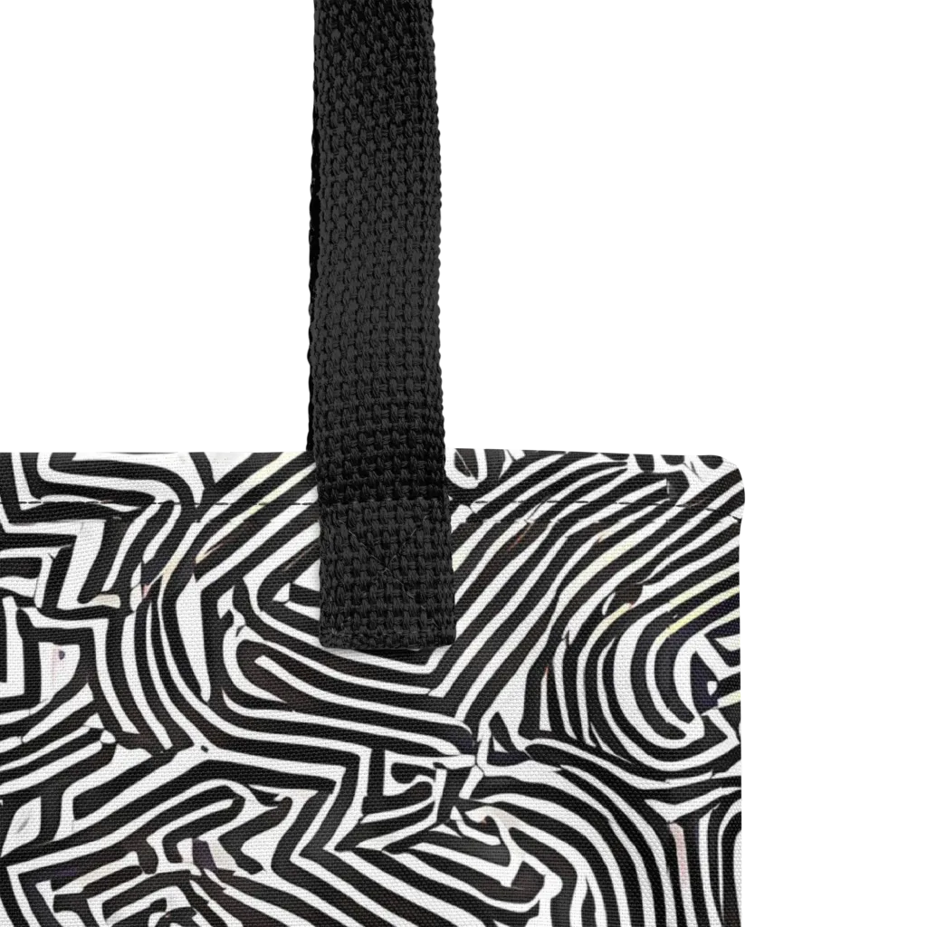 Obsidian Maze on Tote Bag — Product details