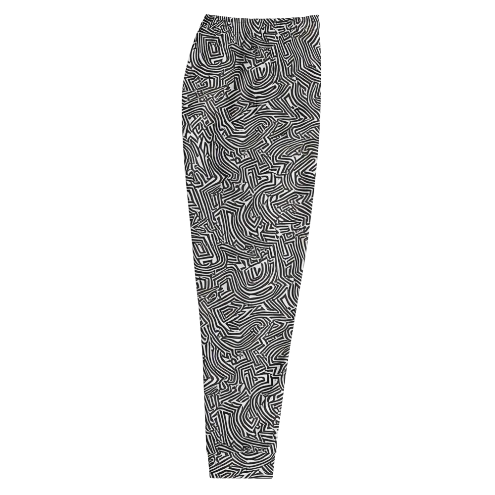 Obsidian Maze on Men's Joggers — Right