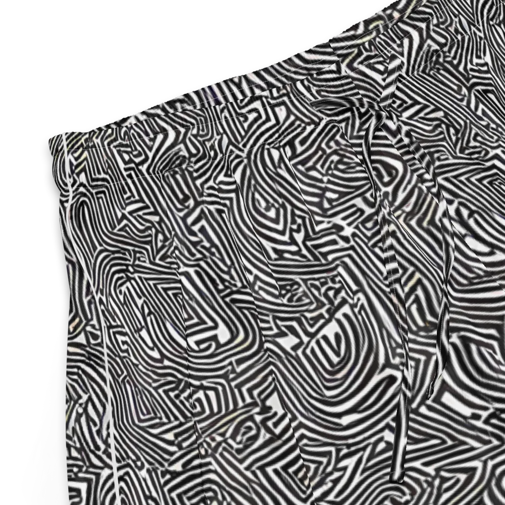 Obsidian Maze on Women's Pajama Shorts — Product details