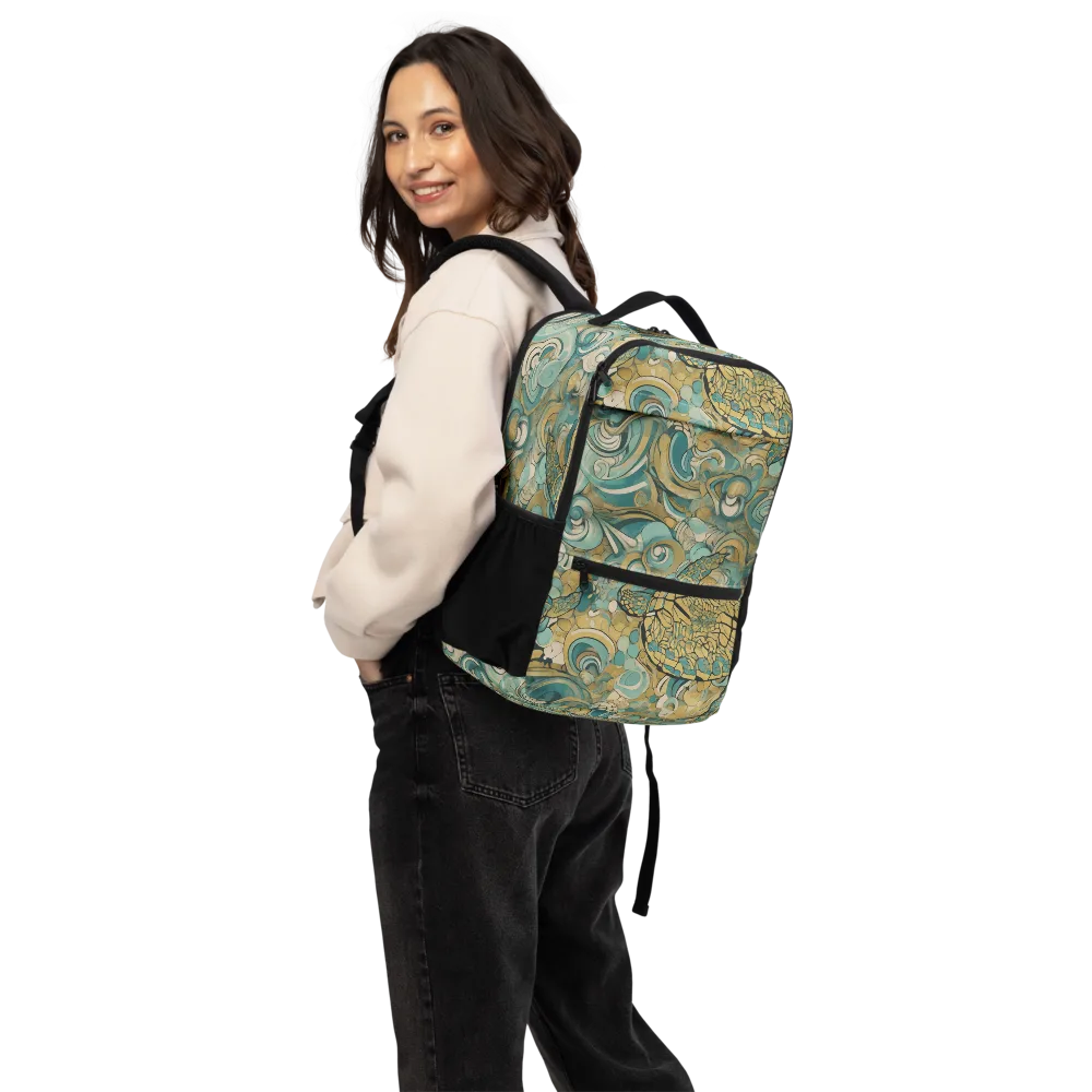 Tidepool Sonata on Utility Backpack — Back