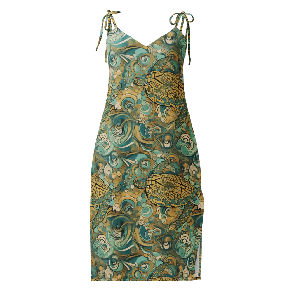 Tidepool Sonata on Slip Dress — Front