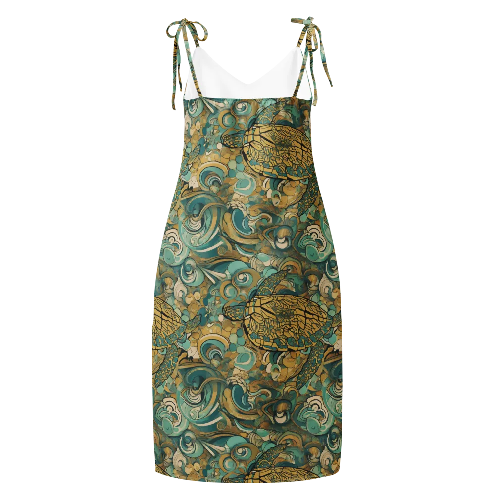 Tidepool Sonata on Slip Dress — Back