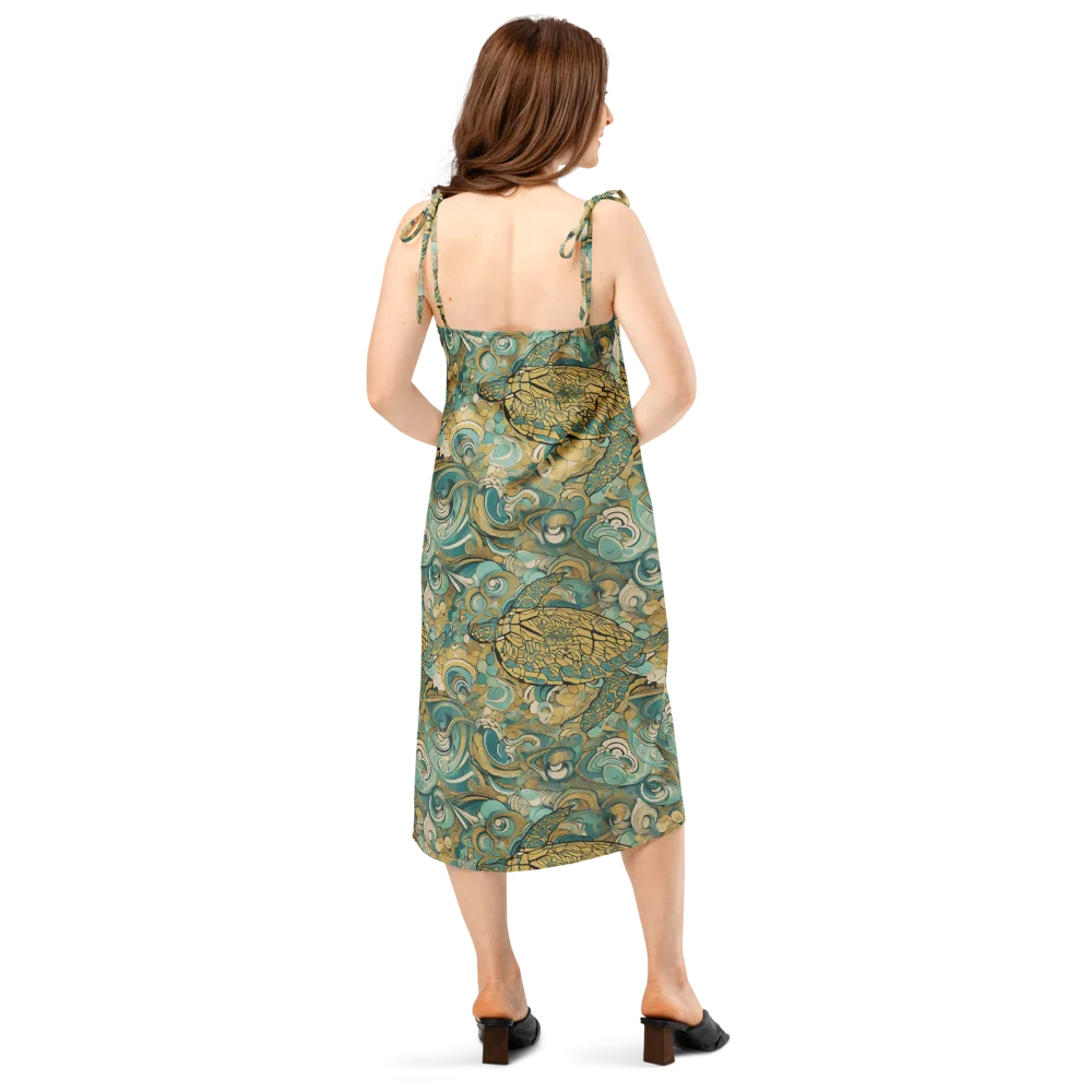 Tidepool Sonata on Slip Dress — Back