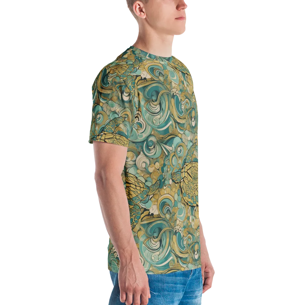 Tidepool Sonata on Men's Crew Neck T-Shirt — Right