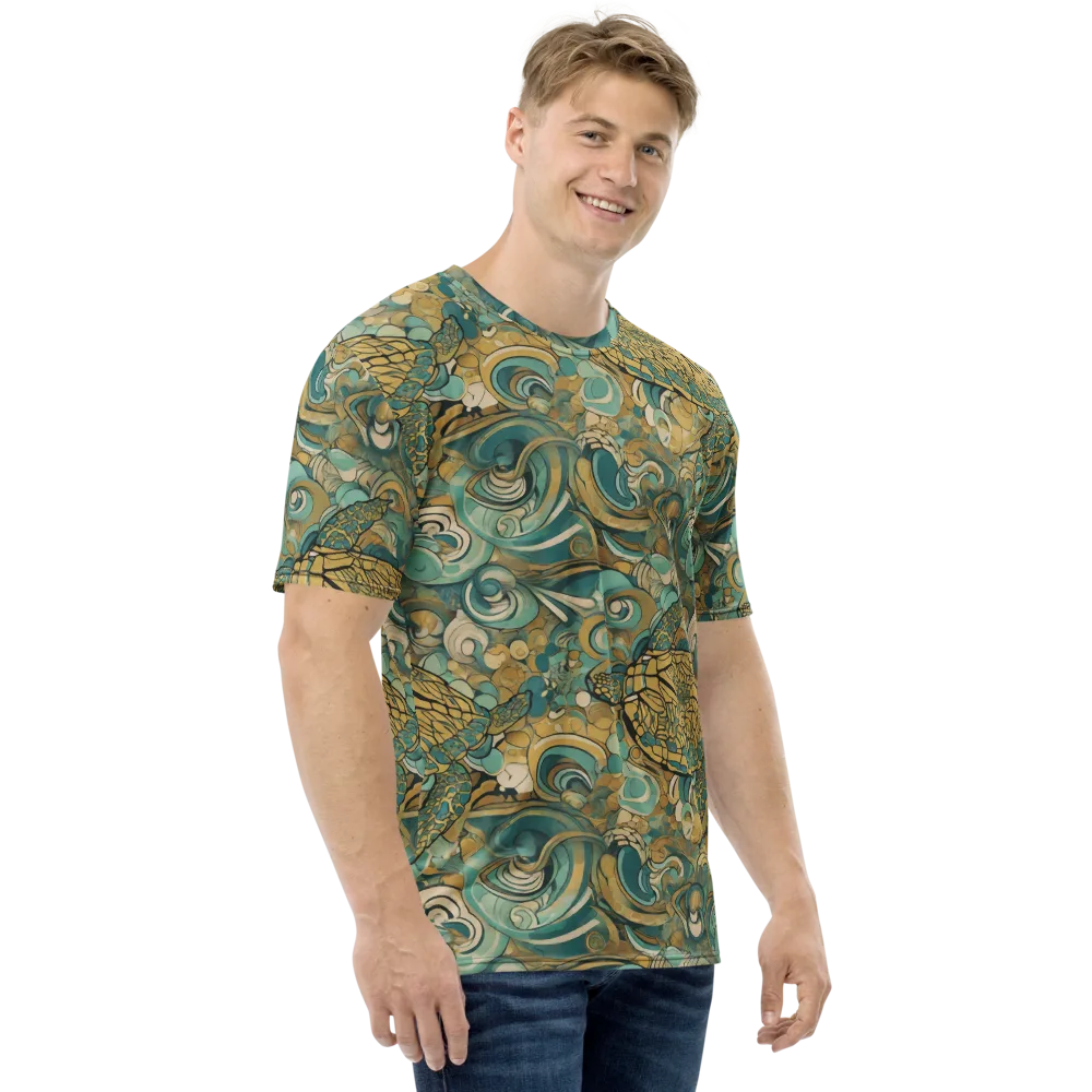 Tidepool Sonata on Men's Crew Neck T-Shirt — Right