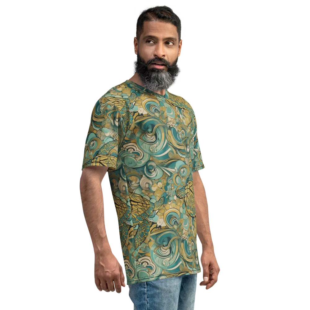 Tidepool Sonata on Men's Crew Neck T-Shirt — Right