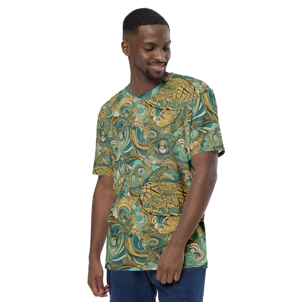 Tidepool Sonata on Men's Crew Neck T-Shirt — Left