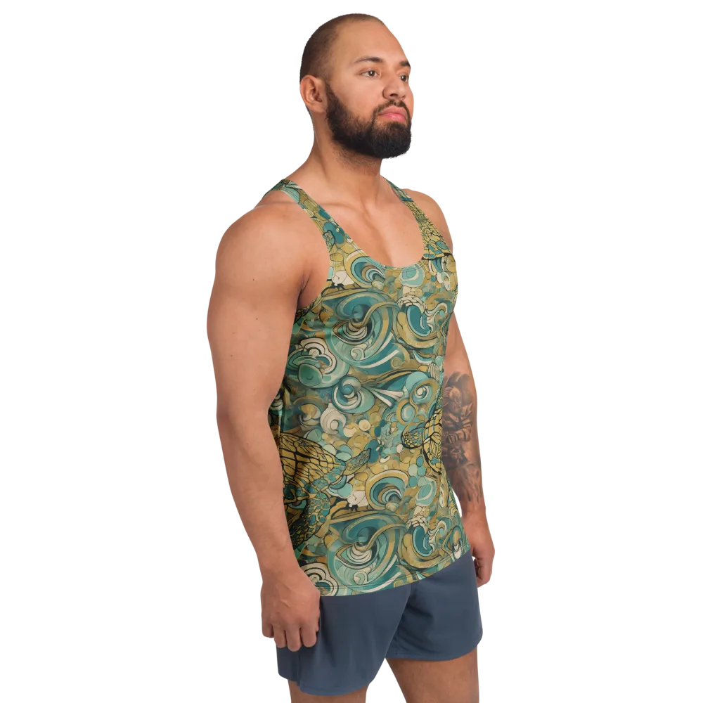 Tidepool Sonata on Men's Tank Top — Right Front