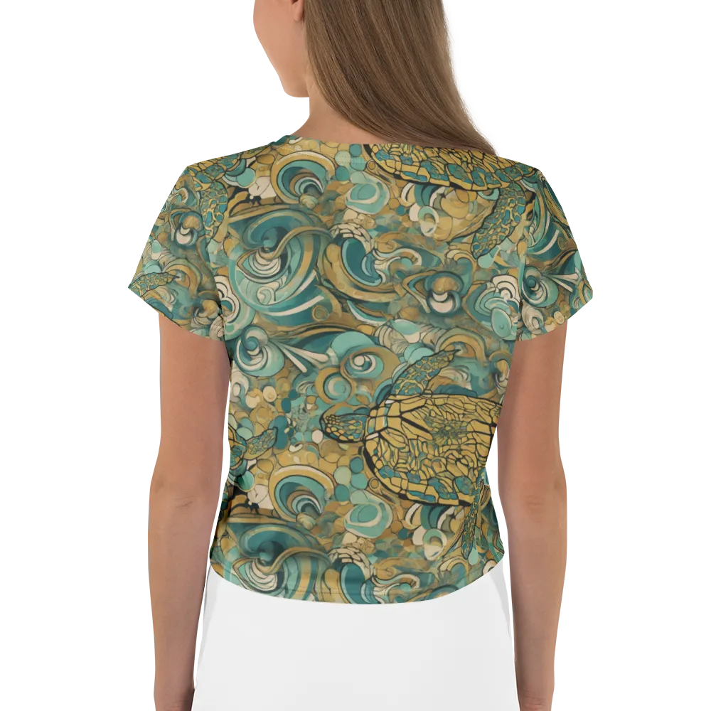 Tidepool Sonata on Crop Tee — Back