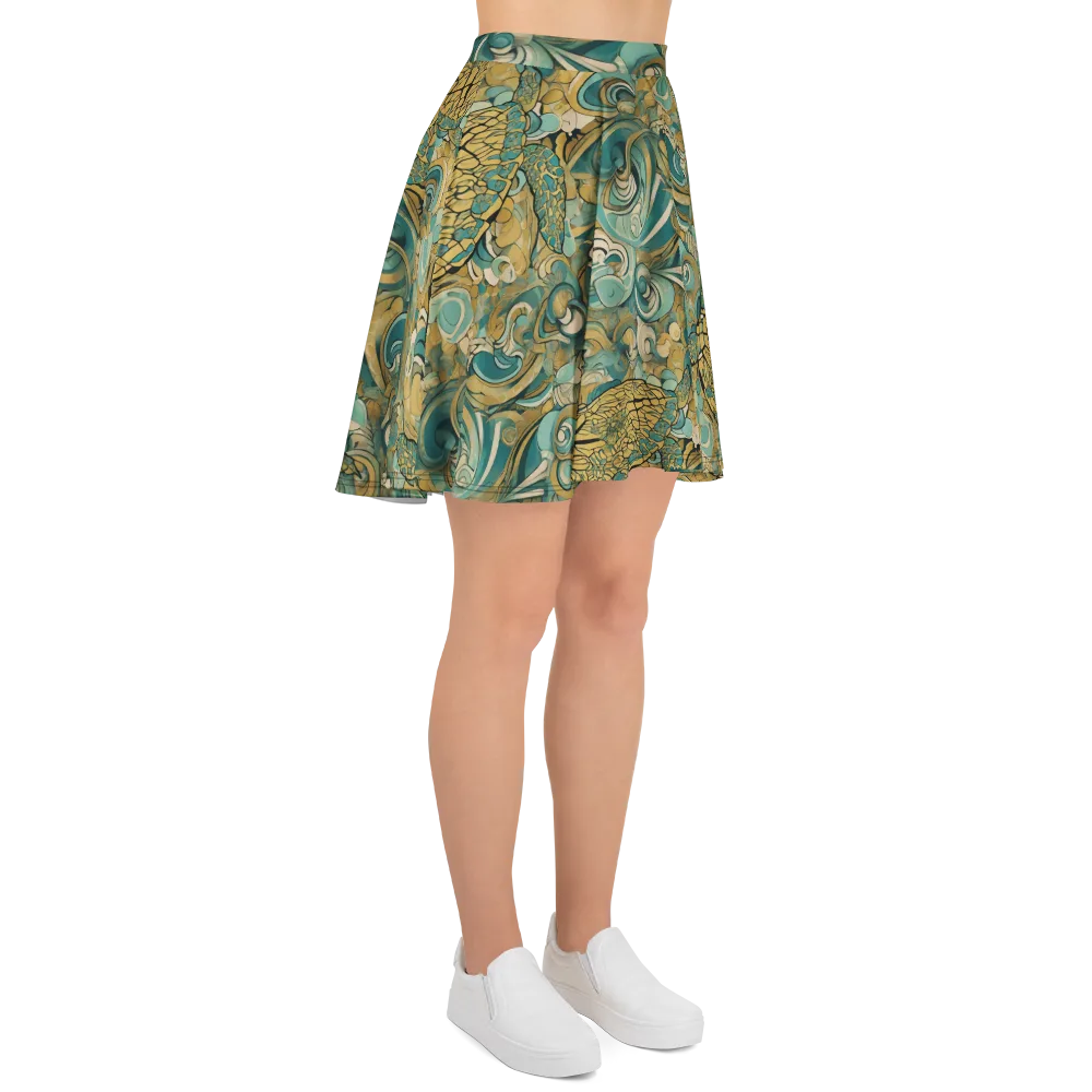 Tidepool Sonata on Skater Skirt — Right