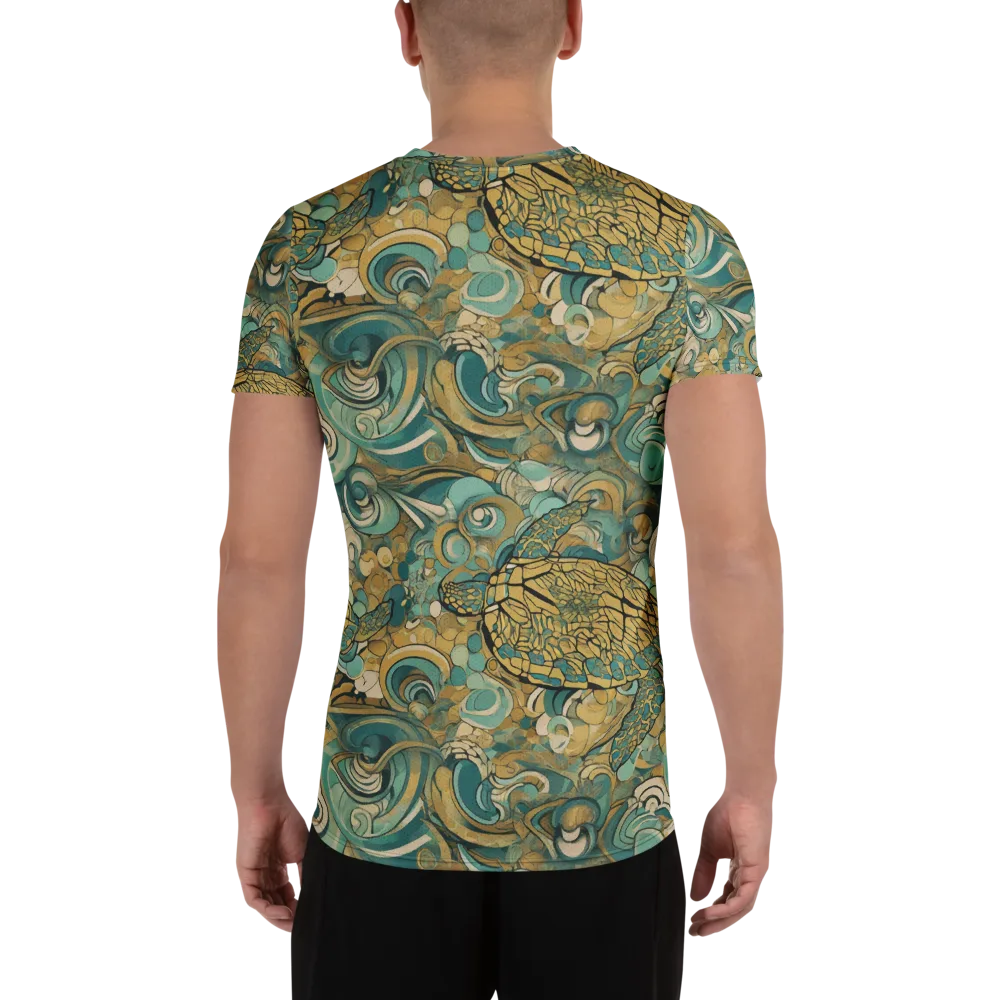 Tidepool Sonata on Men's Athletic T-Shirt — Back