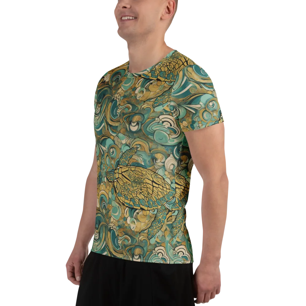 Tidepool Sonata on Men's Athletic T-Shirt — Left