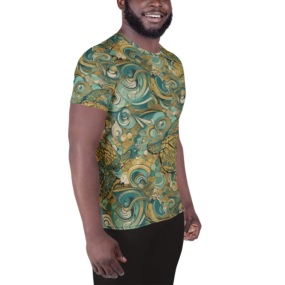 Tidepool Sonata on Men's Athletic T-Shirt — Right