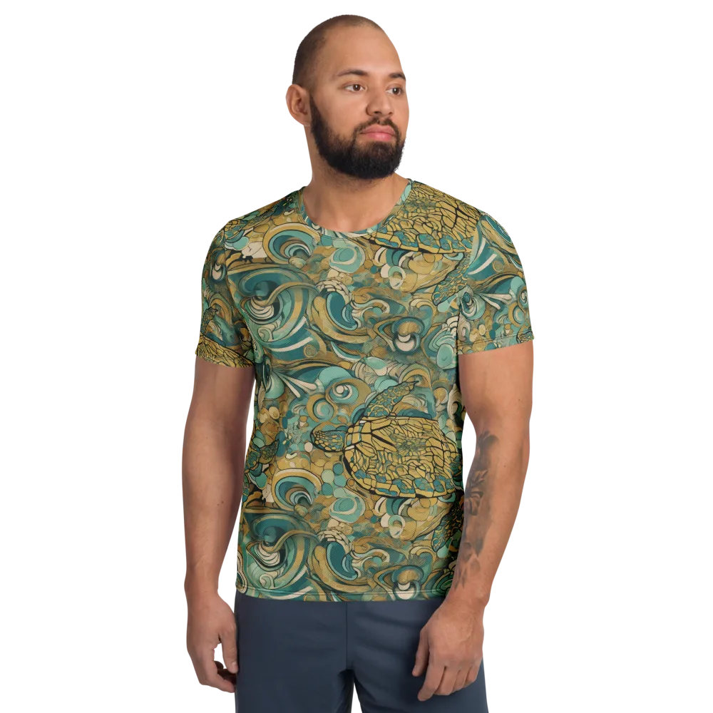Tidepool Sonata on Men's Athletic T-Shirt — Front