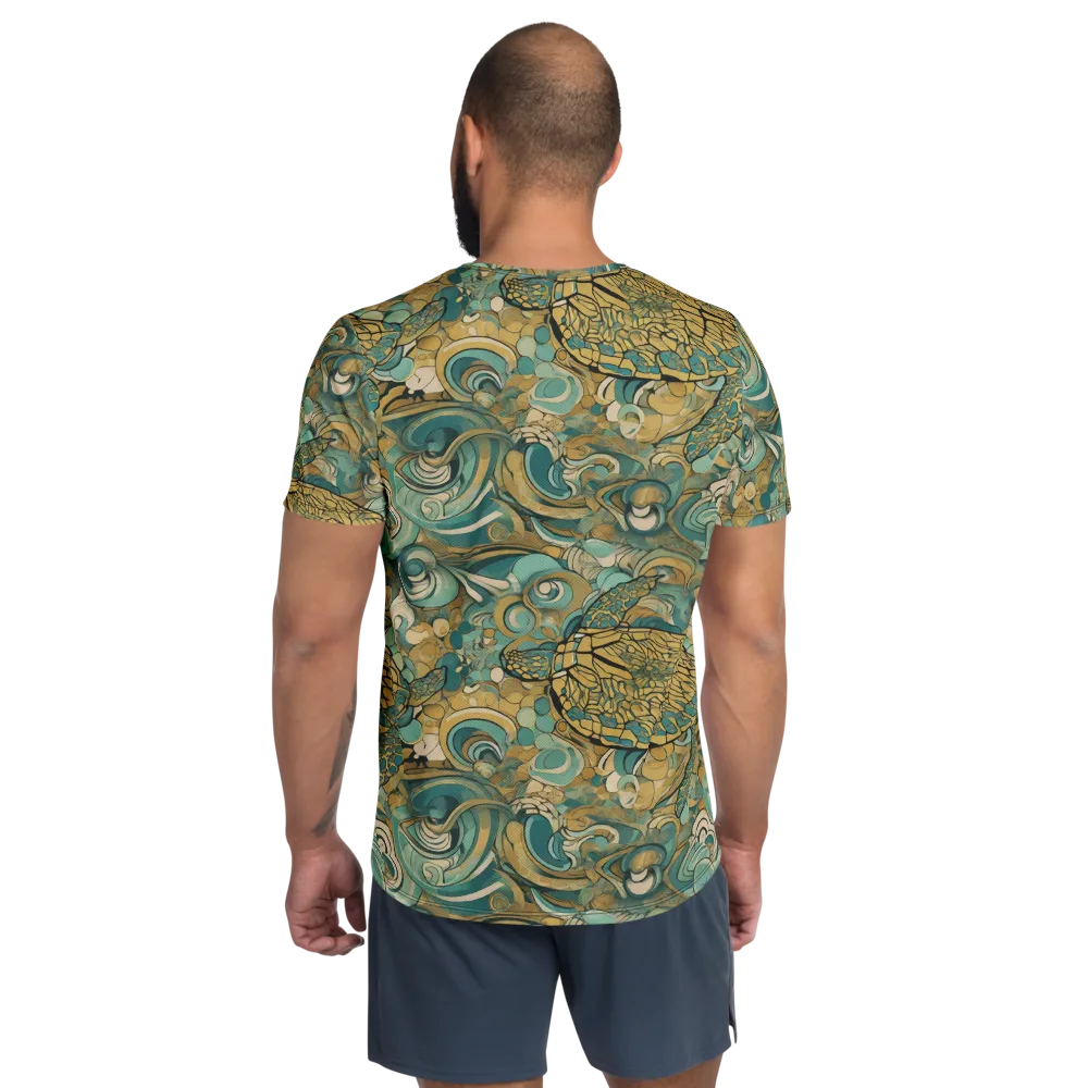 Tidepool Sonata on Men's Athletic T-Shirt — Back