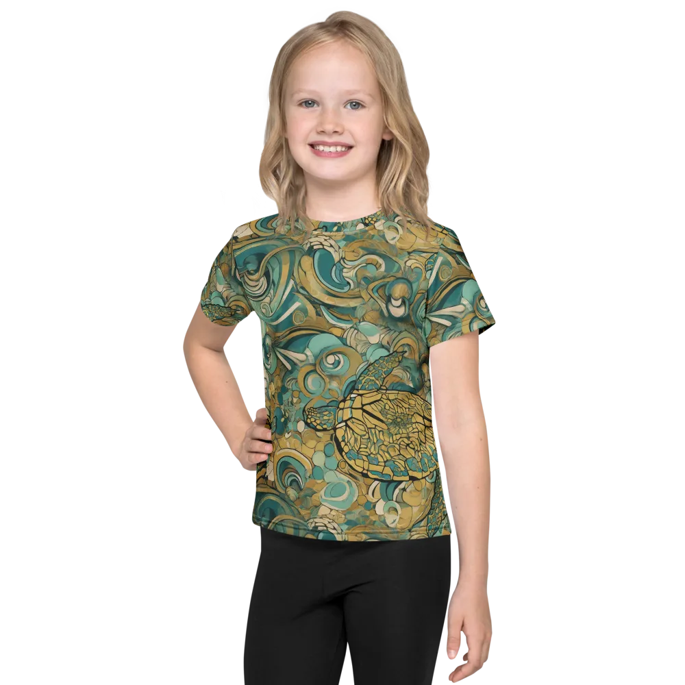 Tidepool Sonata on Kids Crew Neck T-Shirt — Front