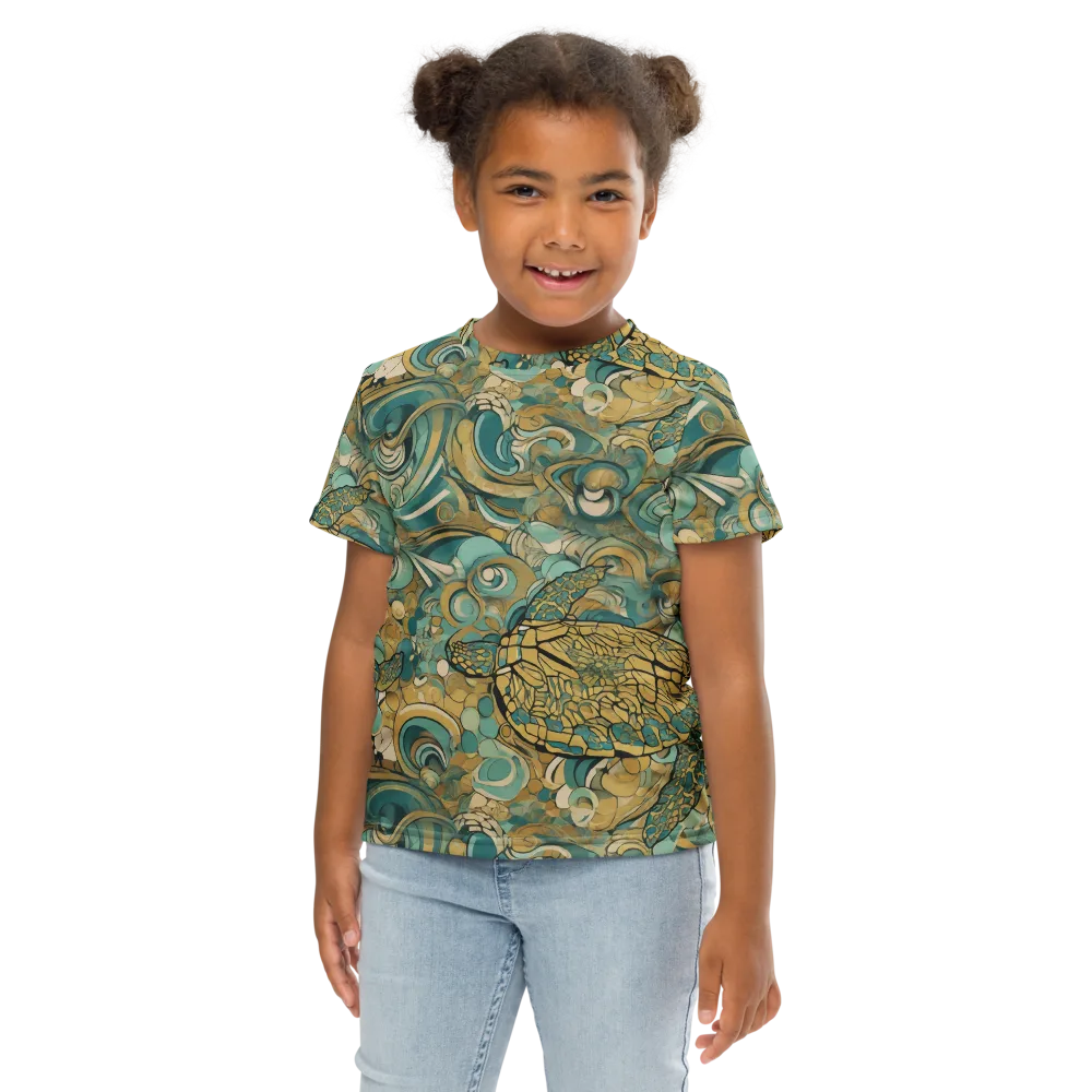 Tidepool Sonata on Kids Crew Neck T-Shirt — Front