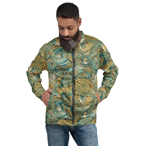 Tidepool Sonata on a Bomber Jacket