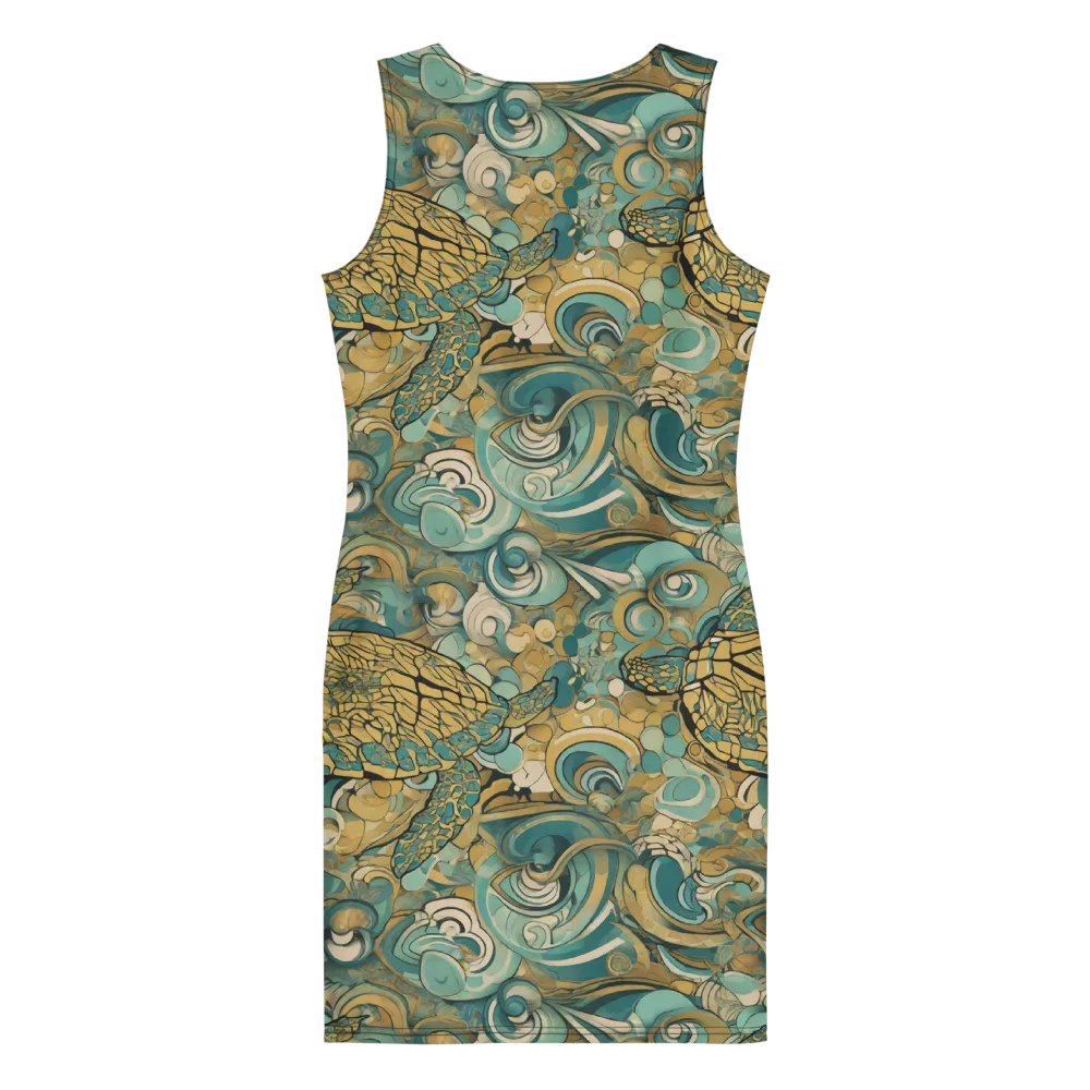 Tidepool Sonata on Bodycon Dress — Back