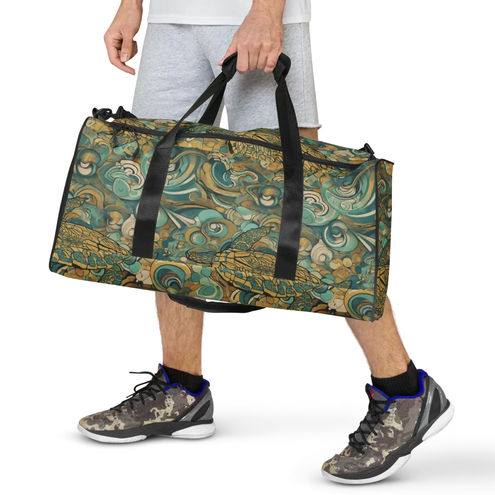 Tidepool Sonata on Duffle Bag — Front