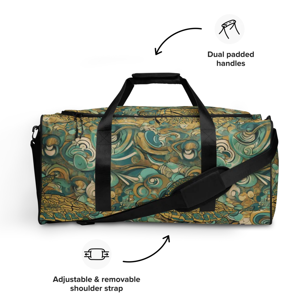 Tidepool Sonata on Duffle Bag — Front