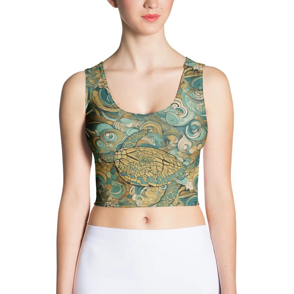 Tidepool Sonata on Crop Top — Front