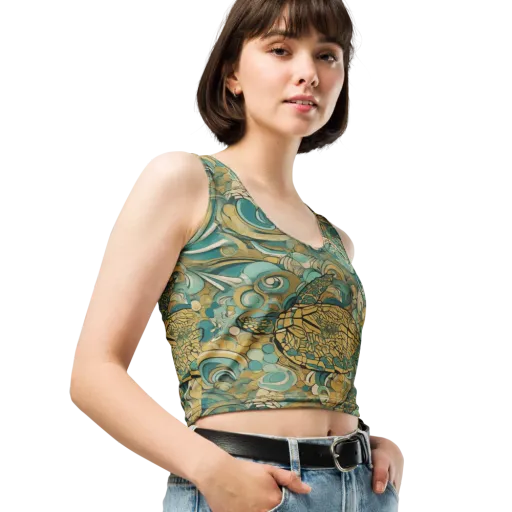 Tidepool Sonata on a Crop Top