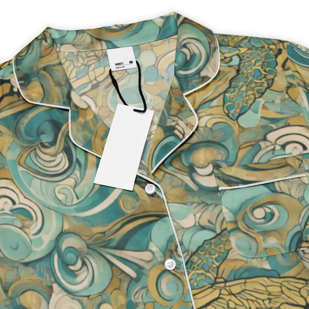 Tidepool Sonata on Women's Short Sleeve Pajama Top — Product details