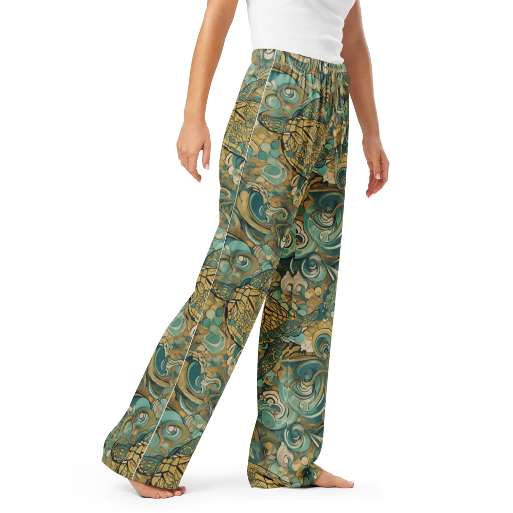 Tidepool Sonata on Women's Pajama Pants — Right Front
