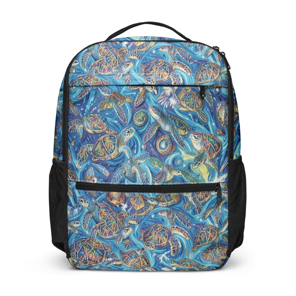 Bluewater Garden on Utility Backpack — Front