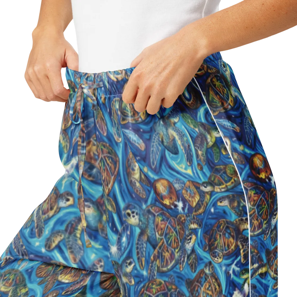 Bluewater Garden on Women's Pajama Pants — Product details