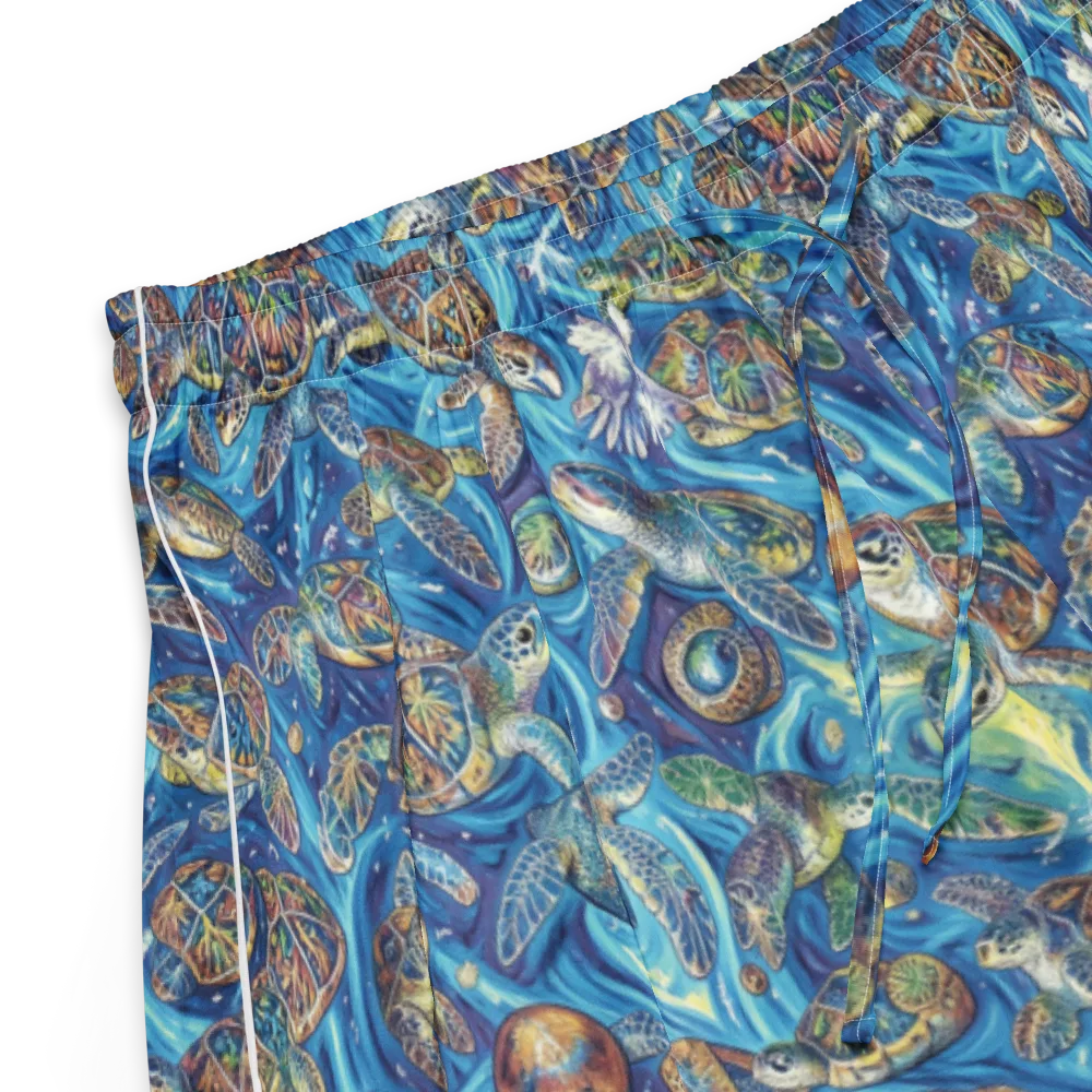 Bluewater Garden on Women's Pajama Shorts — Product details