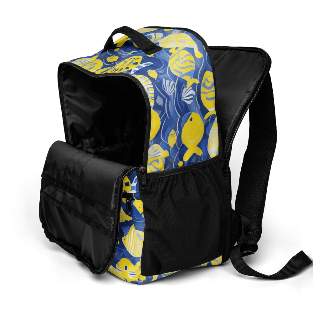 Sapphire Shoal on Utility Backpack — Product details 2