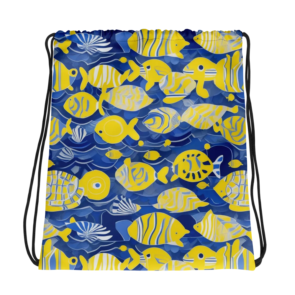 Sapphire Shoal on Drawstring Bag — Photo