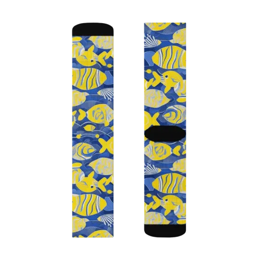 Sapphire Shoal on a Socks