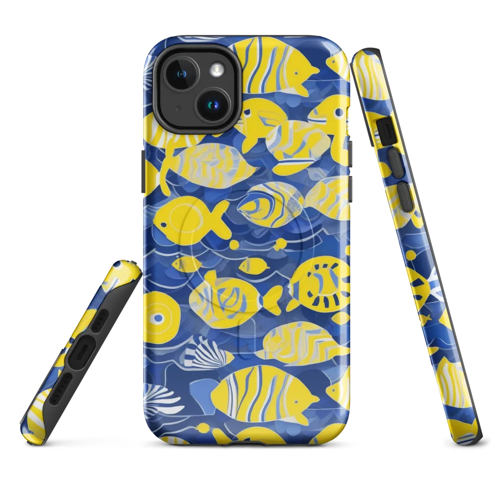 Sapphire Shoal on MagSafe Tough Case for iPhone® — Front