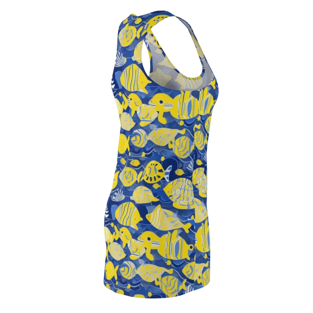 Sapphire Shoal on Racerback Dress — Back Side